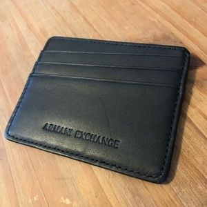 Armani Exchange credit card holder